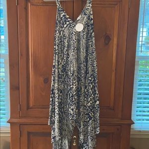 NWT En Creme handkerchief hem romper sz small